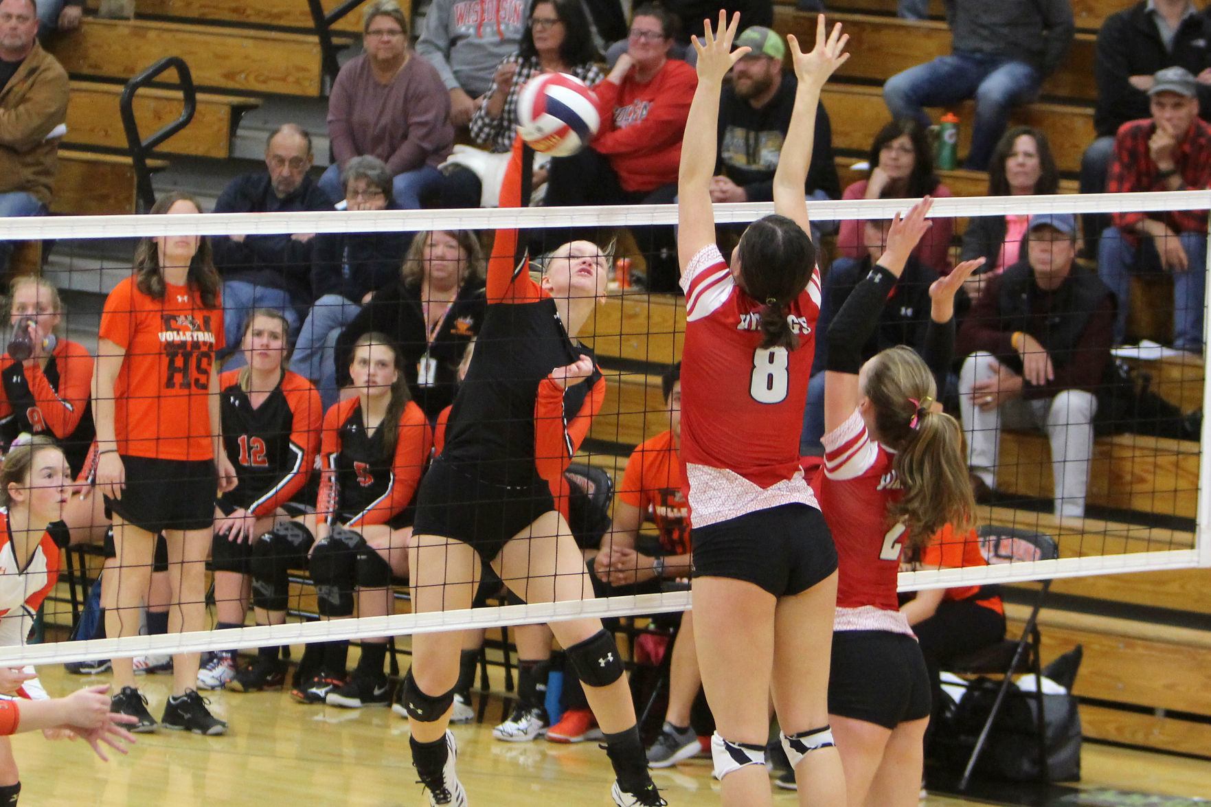 Colfax at Elk Mound volleyball 10-17-19